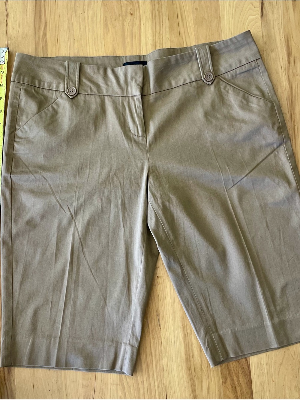The Limited Taupe Tailored Bermuda Shorts